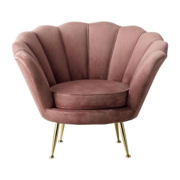 Landos Chair in Rose Pink
