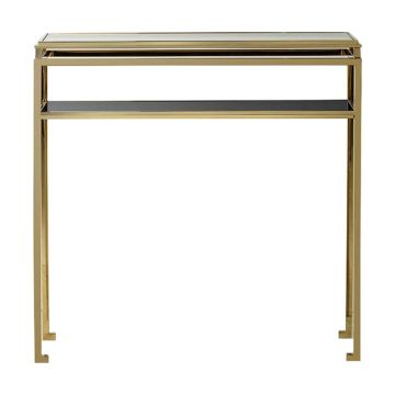 Ridgemont Narrow Console Table in Gold