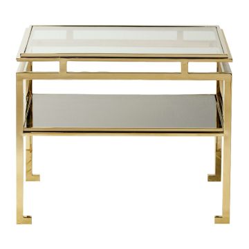 Ridgemont Side Table in Gold