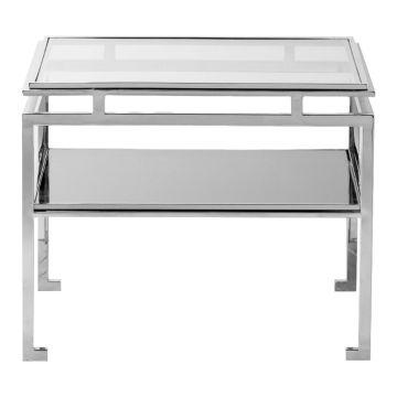 Ridgemont Side Table in Silver