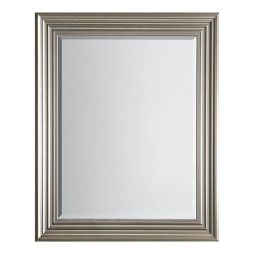 Small Pethera Mirror with Silver Frame