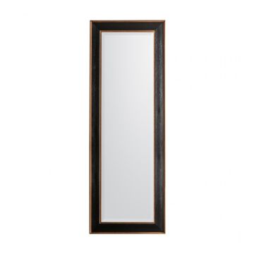 Luxe Black Framed Leaner Mirror
