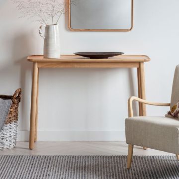 Cleeves Light Oak Console Table