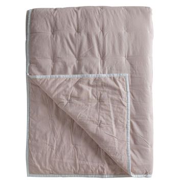 Cordelia Cotton Bedspread in Blush