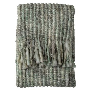 Barnaby Space Dyed Throw in Sage