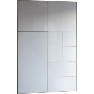 Melville Multi Panel Mirror in Silver