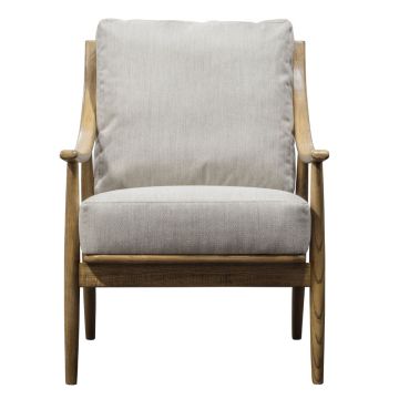 Millow Armchair in Natural Linen
