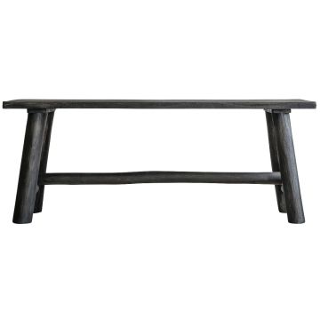 Archway Small Rustic Grey Bench