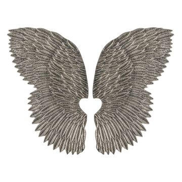 California Wings Decor in White Nickel