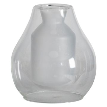 Zenz White Glass Vase