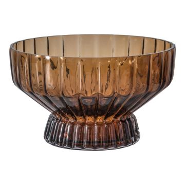 Enrique Brown Glass Bowl