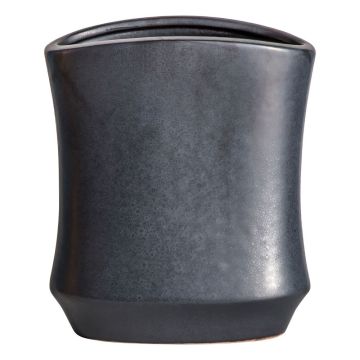 Bernardo Grey Oval Vase