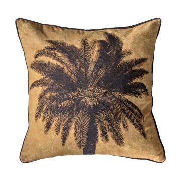 Golden Palm Tree Cushion