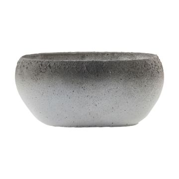 Adele Oval Grey Ombre Pot