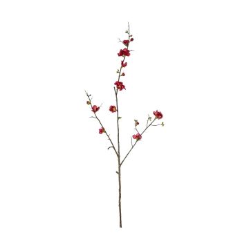 Set of 3 Cherry Blossom Stem Red H89cm