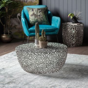 Caledonia Coffee Table in Silver