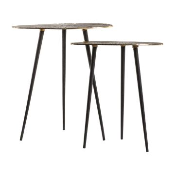 Hillgate Nest of 2 Tables in Gold