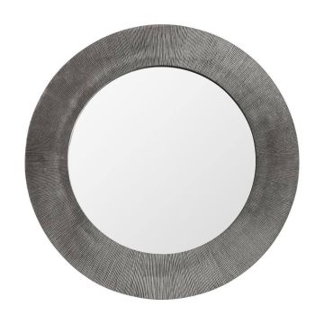 Didcot Large Mirror in Nickel