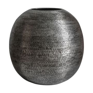 Safou Nickel Round Vase