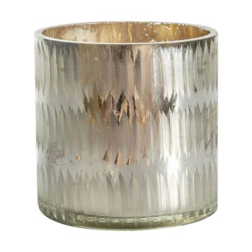 Riley Small Pale Gold Candle Holder