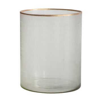 Margaret Clear Hurricane Vase