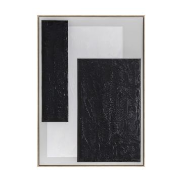 Blank Space II Abstract Framed Canvas