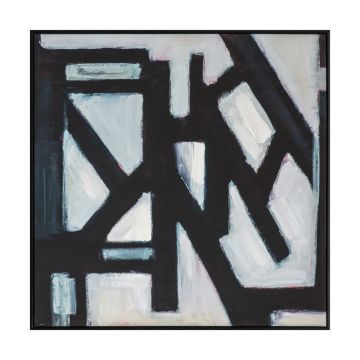 Lanark Abstract Framed Canvas