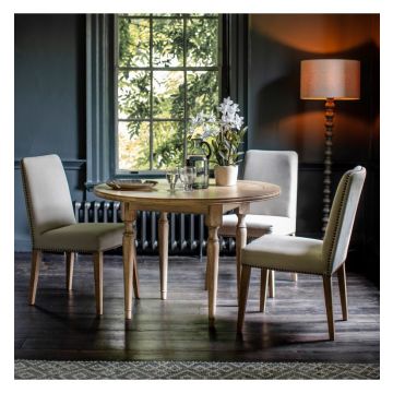 Pavilion Chic Extending Dining Table Cotswold Round