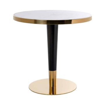 Osteria Faux Marble Round Dining Table