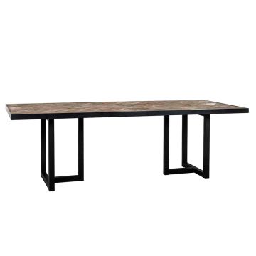 Herringbone Oak Dining Table 200cm