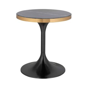 Iroca Black & Gold End Table