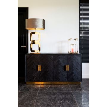 Blackbone Black & Gold Sideboard Cabinet