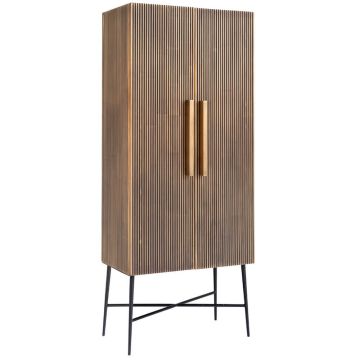 Ironville Tall Storage Cabinet with Doors