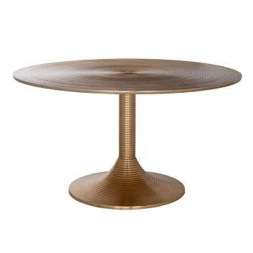Dexter Gold Pedestal Coffee Table