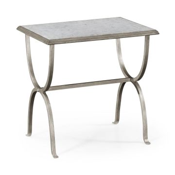 glomis√É¬© & silver iron rectangular side table