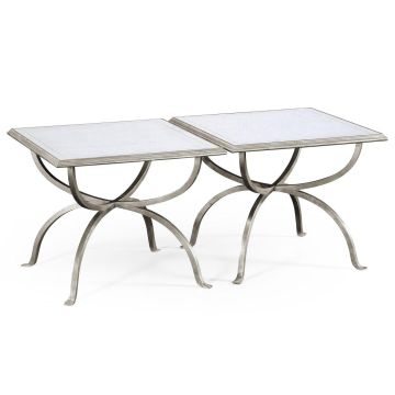 √É‚Ä∞glomis√É¬© & bronze iron set two tables 