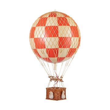 Royal Aero Large Hot Air Balloon Check Red
