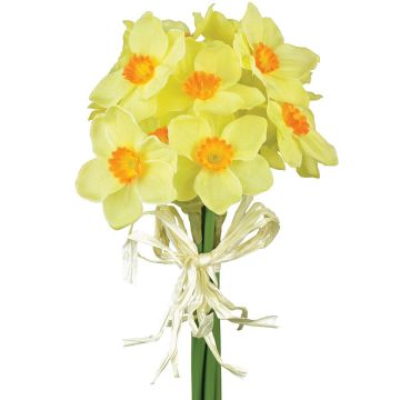 Artificial Daffodil Bundle Yellow & Orange H27cm