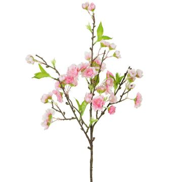 Artificial Fuji Blossom Spray Deep Pink H.48cm