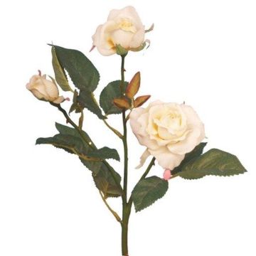 Artificial Rose Cream Height 38cm
