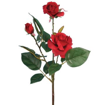 Artificial Rose Red Height 38cm