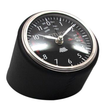 Altitude Clock In Black