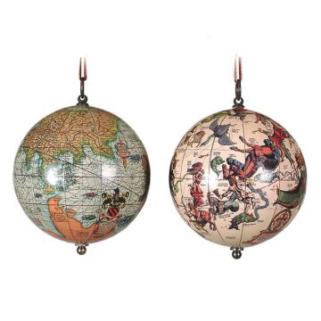 Authentic Models Pair of Heaven and Earth Globes