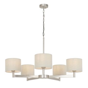 Frome Pendant Light Nickel Taupe