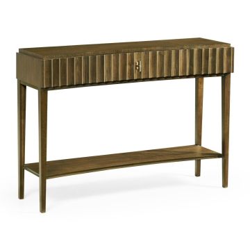 Console Table with Drawer Reeded