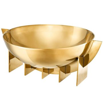 Bowl Bismarck in Gold Stainless Steel