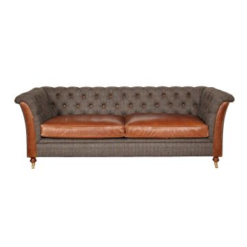 3 Seater Granby Sofa in Harris Tweed
