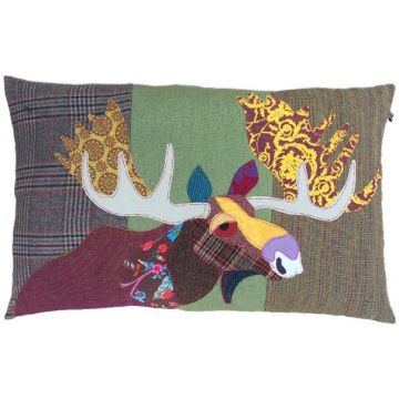 Carola Van Dyke Cushion Moose