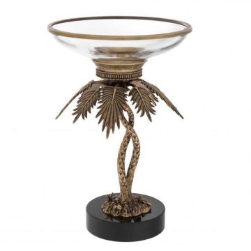 Centrepiece Bowl Lindroth with Palm Trees