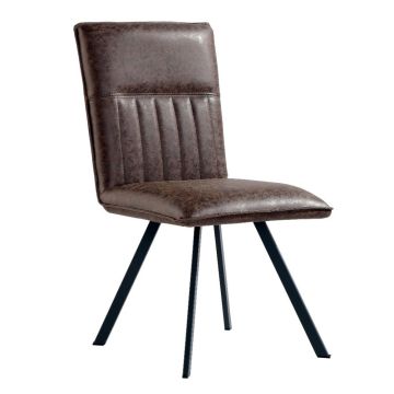 Lincoln Dining Chair in Brown